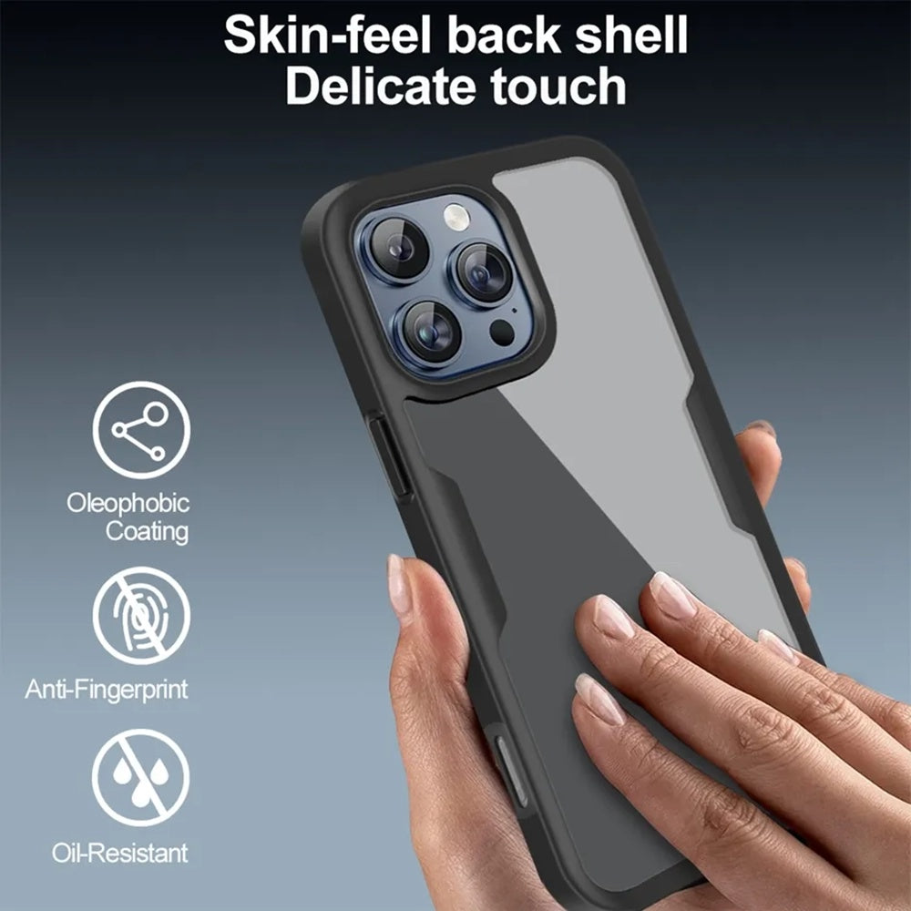 Hülle für Apple iPhone 17, Techsuit, ColorVerse 360, Schwarz