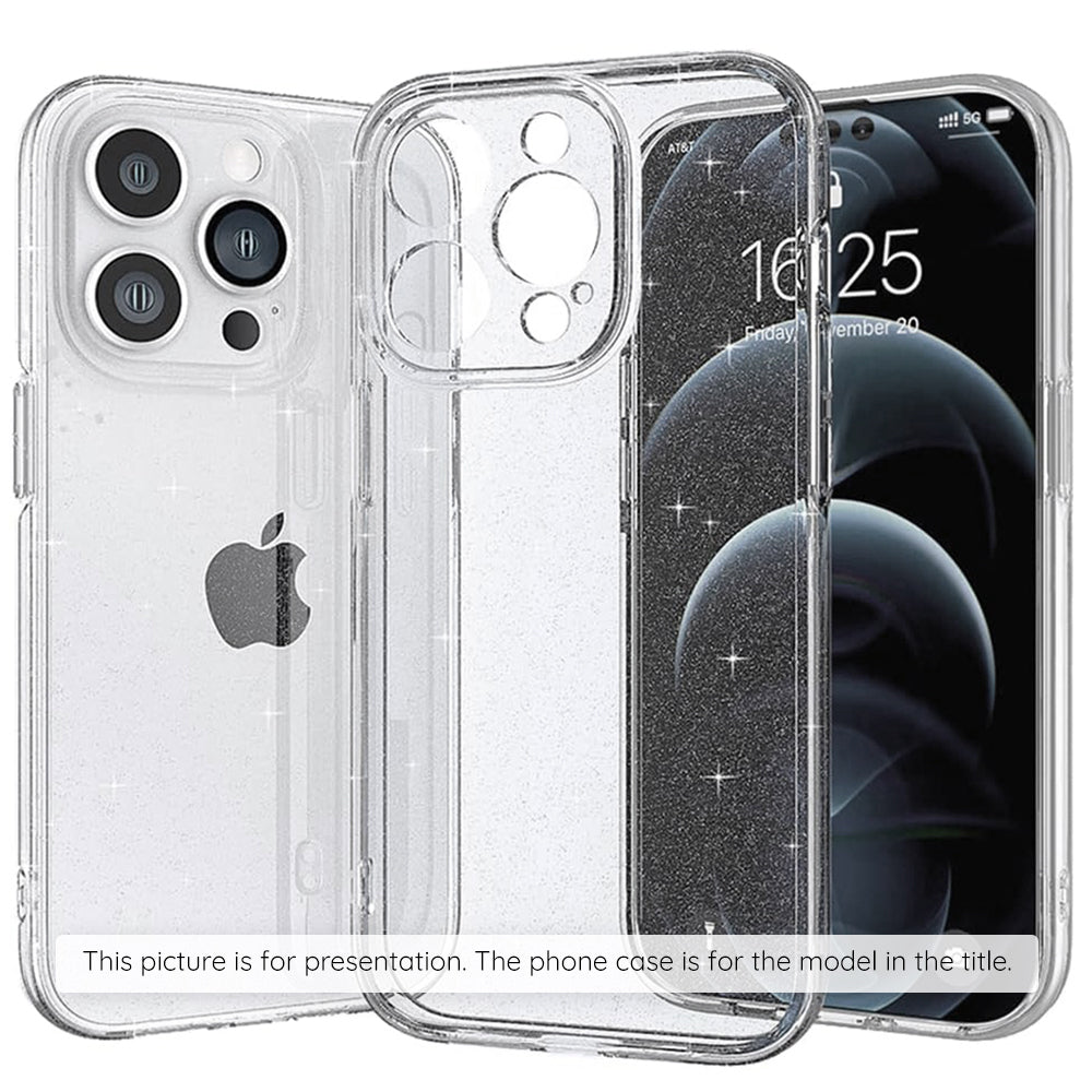 Hülle für Apple iPhone 17, Techsuit, SparkleSkin, Transparent