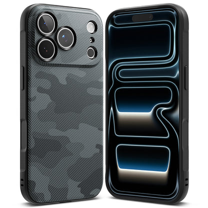 Hülle für Apple iPhone 18 Pro / 17 Pro, Ringke, Onyx, Tarnung