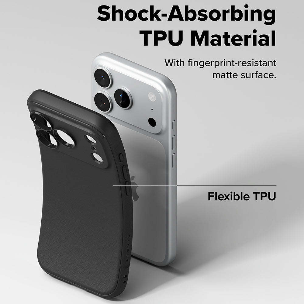 Hülle für Apple iPhone 18 Pro / 17 Pro, Ringke, Onyx, Schwarz
