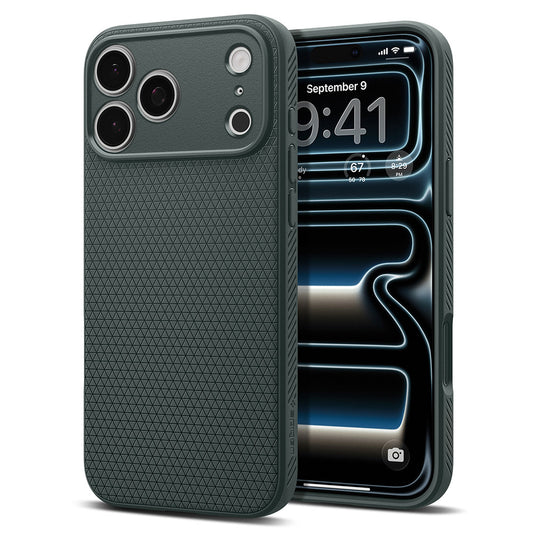 Hülle für Apple iPhone 18 Pro / 17 Pro, Spigen, Liquid Air, Grün ACS12151