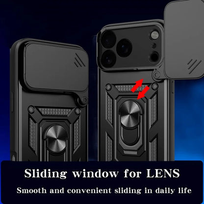 Hülle für Apple iPhone 18 Pro / 17 Pro, Techsuit, CamShield, Schwarz