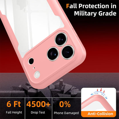 Hülle für Apple iPhone 18 Pro / 17 Pro, Techsuit, ColorVerse 360, Rosa