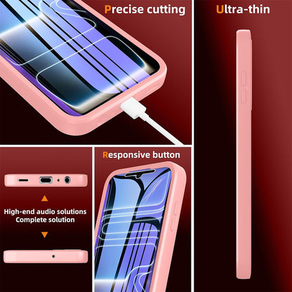 Hülle für Apple iPhone 18 Pro / 17 Pro, Techsuit, ColorVerse 360, Rosa