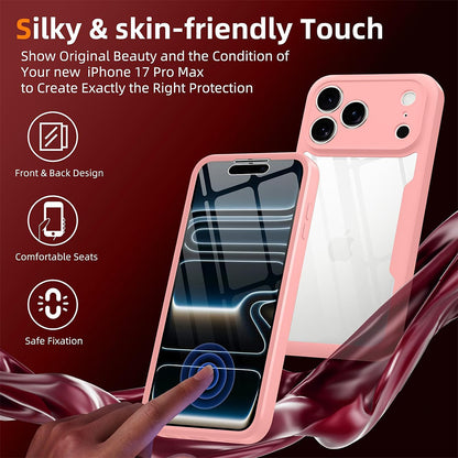 Hülle für Apple iPhone 18 Pro / 17 Pro, Techsuit, ColorVerse 360, Rosa