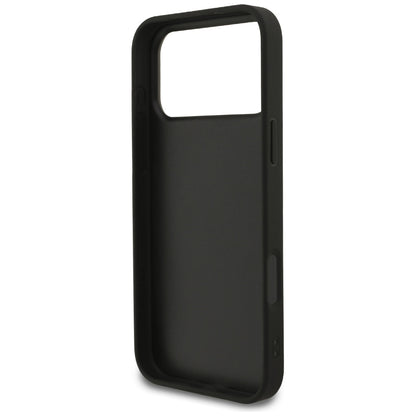 Hülle für Apple iPhone 18 Pro Max / 17 Pro Max, Guess, 4G Classic Logo, Schwarz