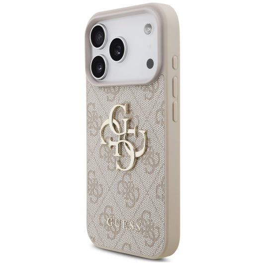 Hülle für Apple iPhone 18 Pro Max / 17 Pro Max, Guess, 4G Classic Logo mit Riemen, Rosa