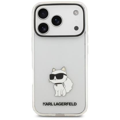 Hülle für Apple iPhone 18 Pro Max / 17 Pro Max, Karl Lagerfeld, IML Choupette NFT, transparent