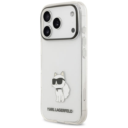 Hülle für Apple iPhone 18 Pro Max / 17 Pro Max, Karl Lagerfeld, IML Choupette NFT, transparent