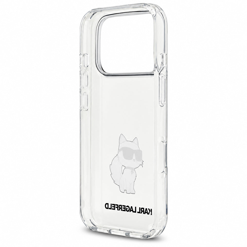 Hülle für Apple iPhone 18 Pro Max / 17 Pro Max, Karl Lagerfeld, IML Choupette NFT, transparent