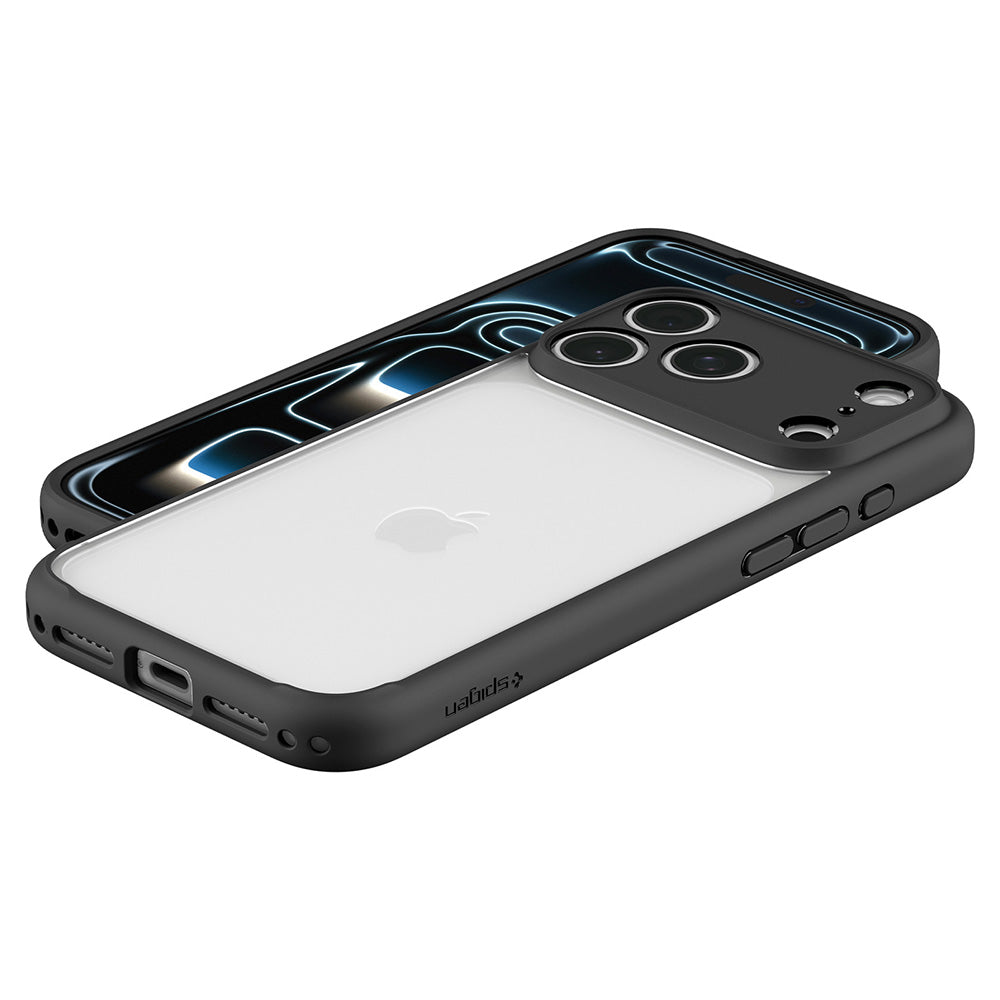 Case for Apple iPhone 18 Pro Max / 17 Pro Max, Spigen, Ultra Hybrid, Matte Black ACS12117