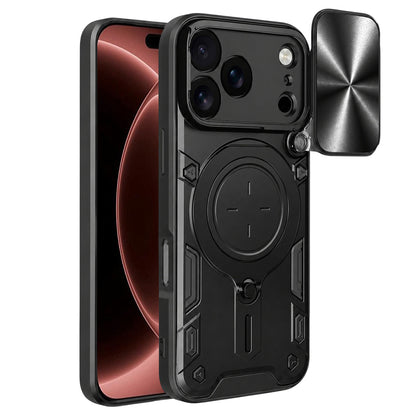 Hülle für Apple iPhone 18 Pro Max / 17 Pro Max, Techsuit, CamGuard Pro, Schwarz