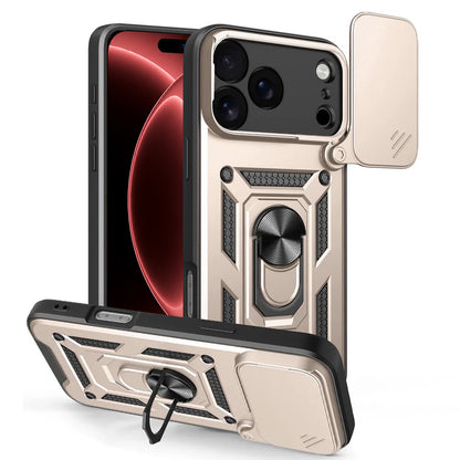 Hülle für Apple iPhone 18 Pro Max / 17 Pro Max, Techsuit, CamShield, Gold