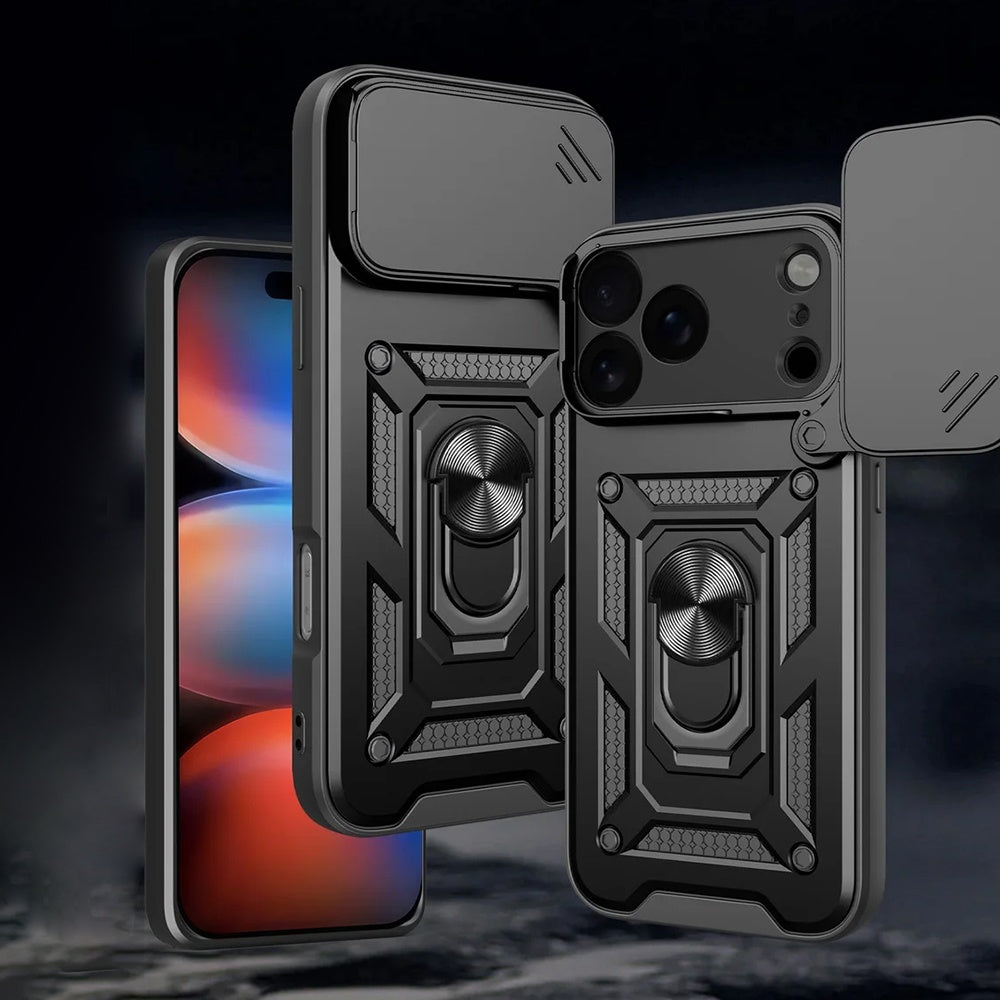 Hülle für Apple iPhone 18 Pro Max / 17 Pro Max, Techsuit, CamShield, Grün