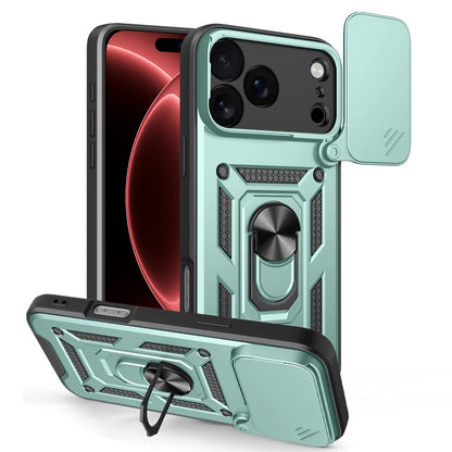 Hülle für Apple iPhone 18 Pro Max / 17 Pro Max, Techsuit, CamShield, Grün