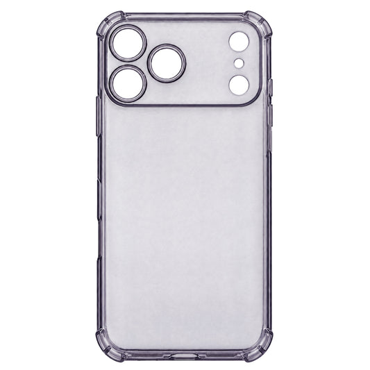 Hülle für Apple iPhone 18 Pro Max / 17 Pro Max, Techsuit, stoßfest klar, rauchfarben