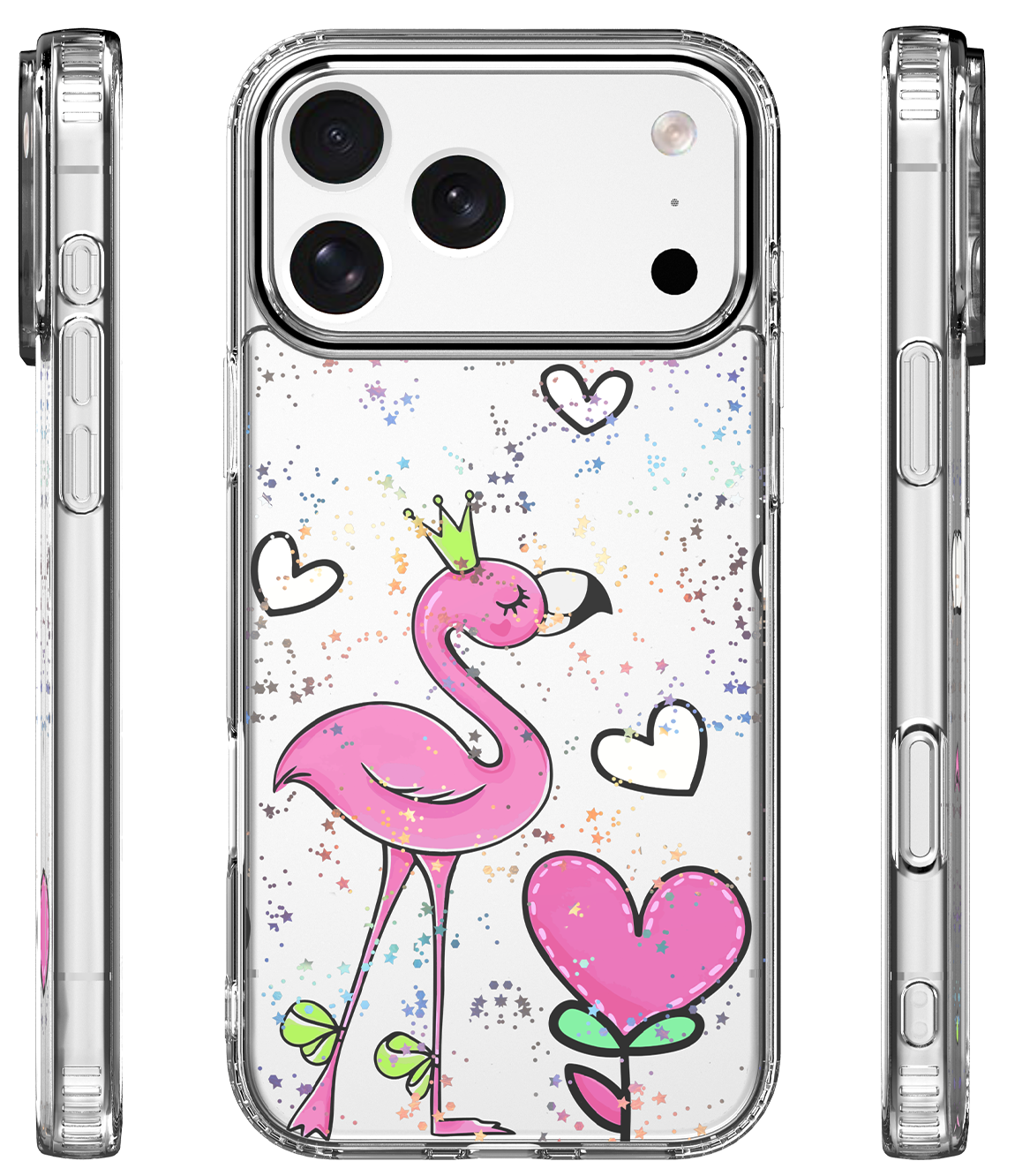 Hülle für Apple iPhone 17 Pro Max, OEM, Ultra Trendy Love 2, Mehrfarbig