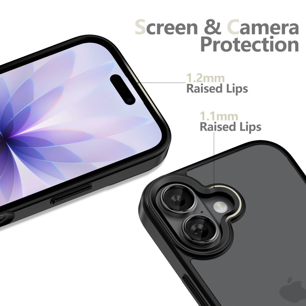 Hülle für Apple iPhone 17, Tech-Protect, Magmat, Matt Schwarz