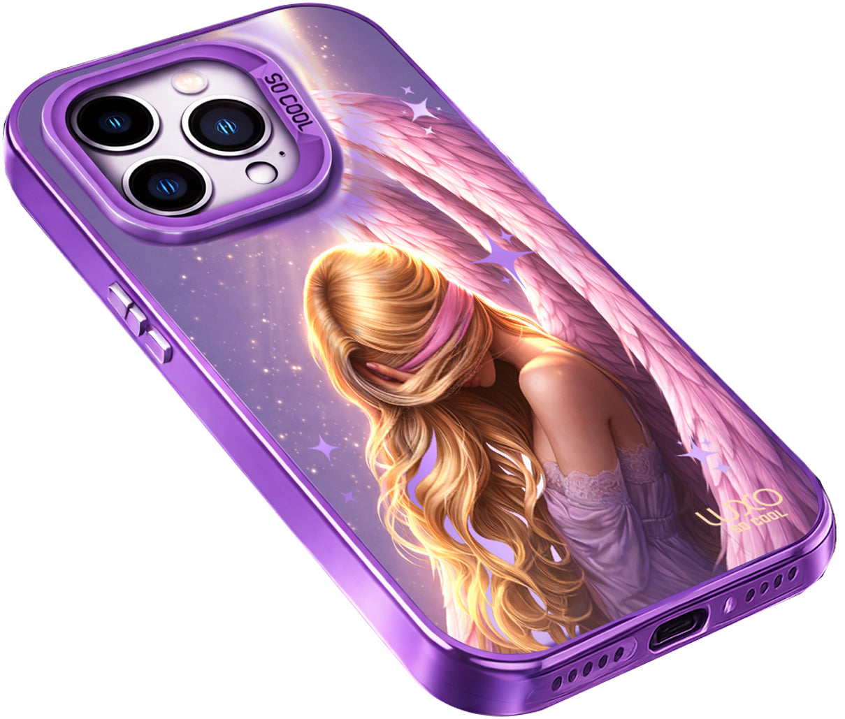 Hülle für Apple iPhone 15 Plus, LUXO So CooL, ArcadiA Angel, Mehrfarbig