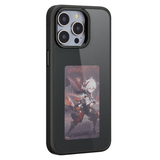 Hülle für Apple iPhone 13 Pro Max, OEM, individuell gestaltetes E-Ink-Display, Schwarz