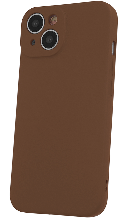 Hülle für Apple iPhone 18 Pro / 17 Pro, OEM, Silikon, Braun