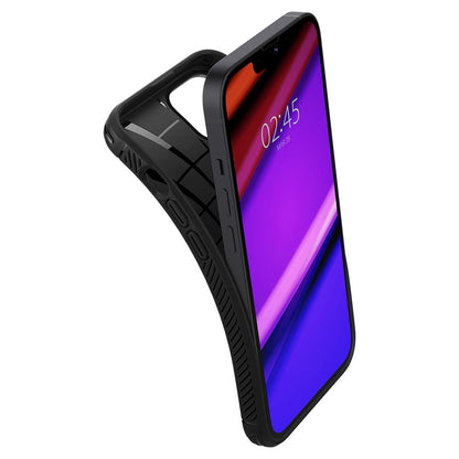 Hülle für Apple iPhone 13, Spigen, Rugged Armor, Schwarz ACS03518