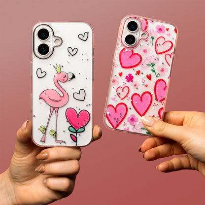 Hülle für Apple iPhone 14 / 13, OEM, Ultra Trendy Love 2, Mehrfarbig