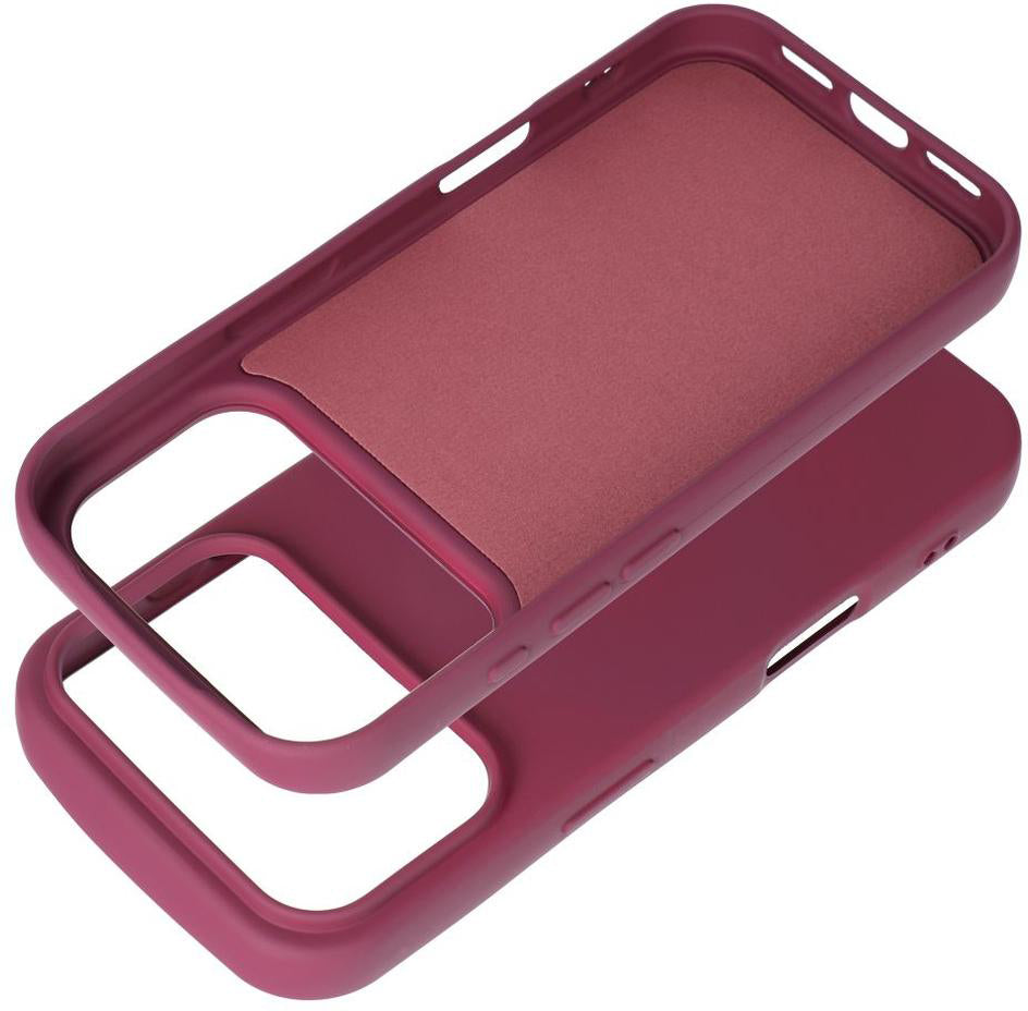 Hülle für Apple iPhone 18 Pro Max / 17 Pro Max, OEM, Silikon, Weinrot