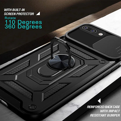 Case for Apple iPhone 8 Plus / 7 Plus, Techsuit, CamShield, Black