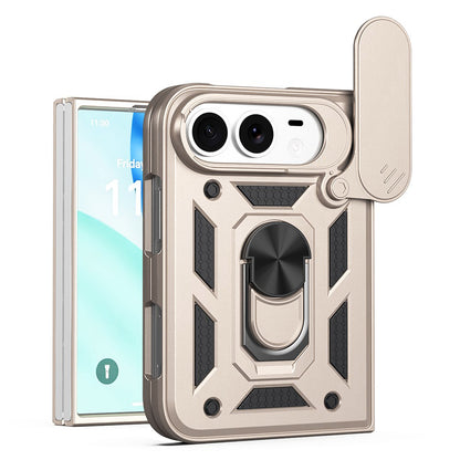 Hülle für Apple iPhone Duo, Techsuit, CamShield, Goldfarben