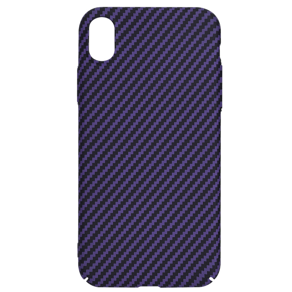Case for Apple iPhone XR, Techsuit, Carbonite FiberShell, Purple