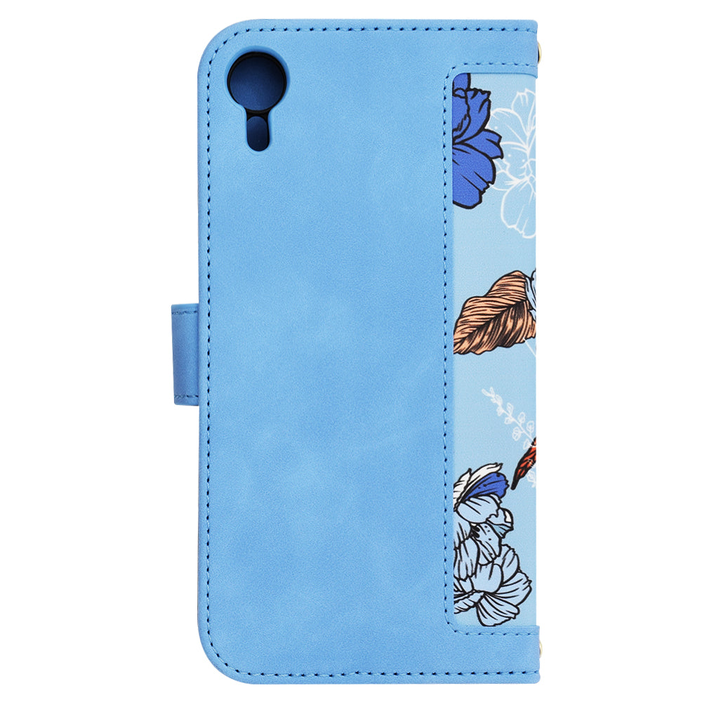 Hülle für Apple iPhone XR, Techsuit, FlipCraft, Blau
