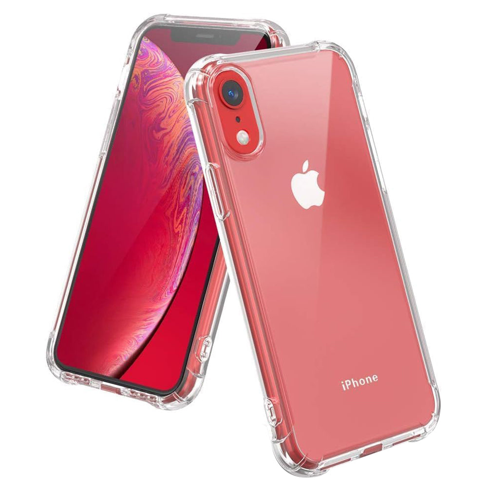 Hülle für Apple iPhone XR, Techsuit, stoßfest klar, transparent