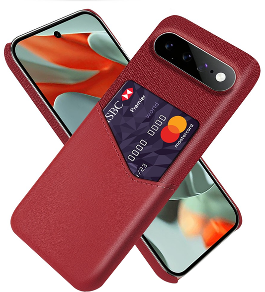 Hülle für Google Pixel 11 Pro XL, OEM, Kartenhalter, Rot