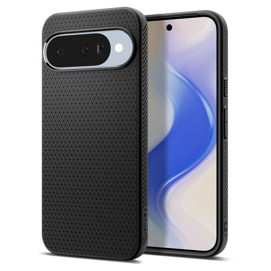 Hülle für Google Pixel 10 Pro / 10, Spigen, Liquid Air, Mattschwarz