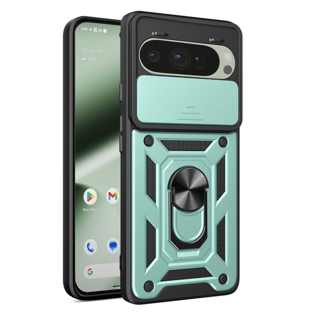 Hülle für Google Pixel 10 Pro / 10, Techsuit, CamShield, Grün