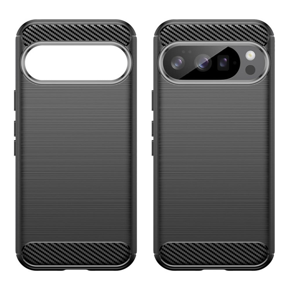 Hülle für Google Pixel 10 Pro / 10, Techsuit, Carbon, Schwarz