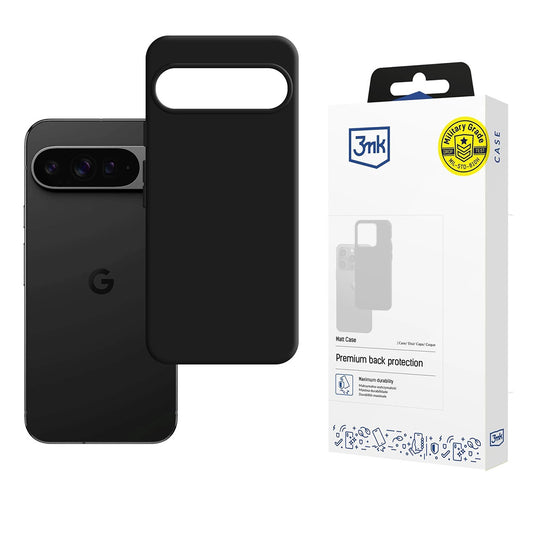Hülle für Google Pixel 10 Pro XL, 3MK, Matt Schwarz