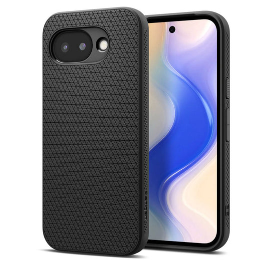 Hülle für Google Pixel 10a, Spigen, Liquid Air, Mattschwarz ACS11285