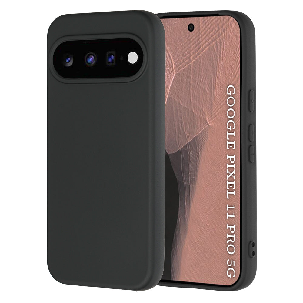 Hülle für Google Pixel 11 Pro, Techsuit, SoftFlex, Schwarz