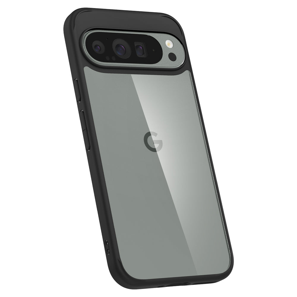 Hülle für Google Pixel 9 Pro XL, Spigen, Ultra Hybrid, Mattschwarz ACS07724