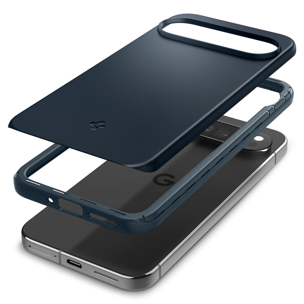Hülle für Google Pixel 9 Pro XL, Spigen, Thin Fit, Marineblau ACS07732
