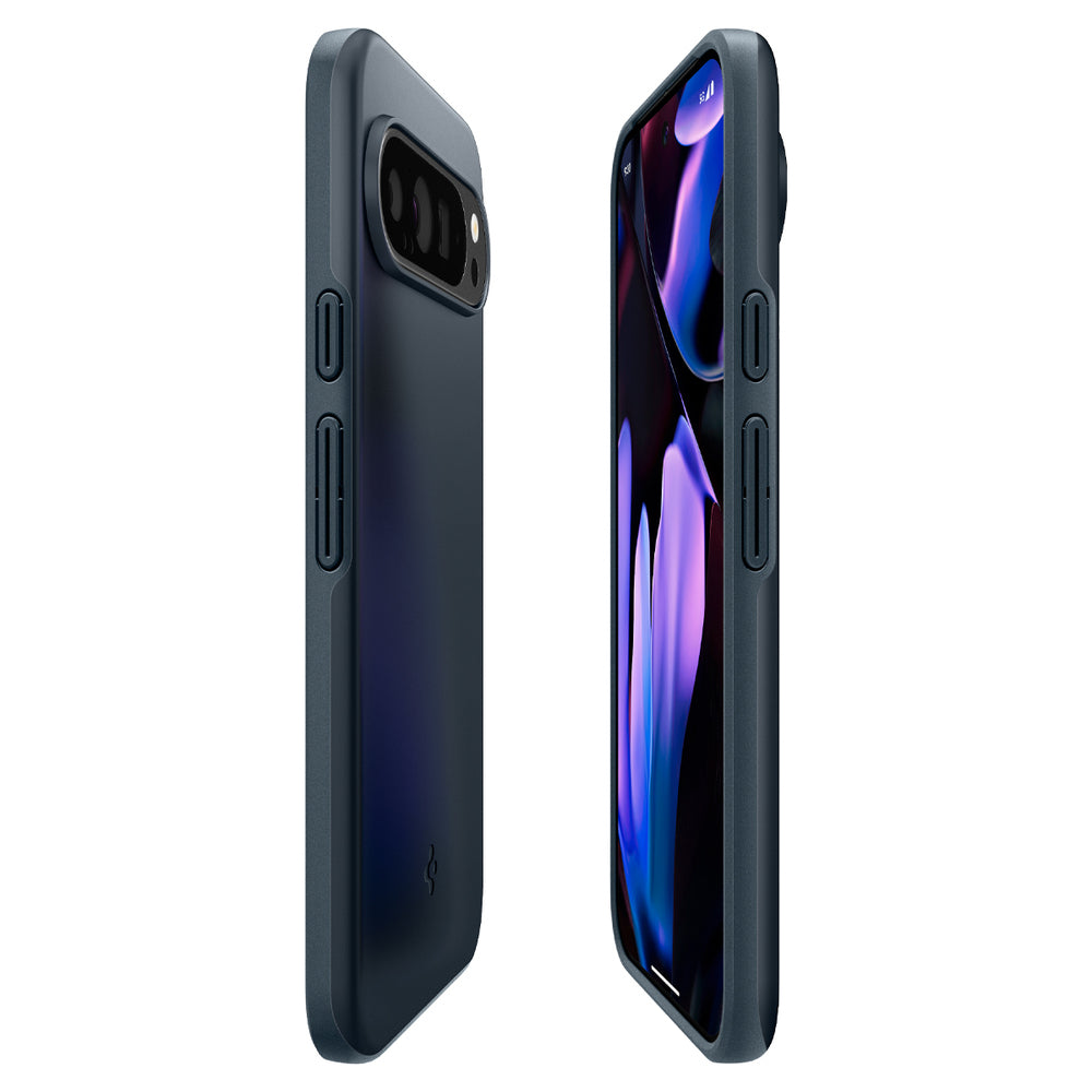 Hülle für Google Pixel 9 Pro XL, Spigen, Thin Fit, Marineblau ACS07732
