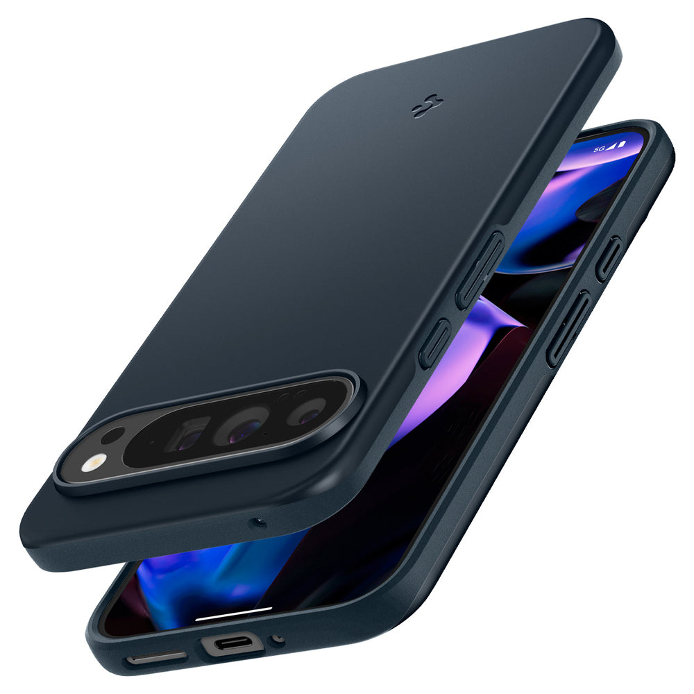 Hülle für Google Pixel 9 Pro XL, Spigen, Thin Fit, Marineblau ACS07732