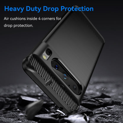 Hülle für Google Pixel 8 Pro, Techsuit, Carbon, Schwarz