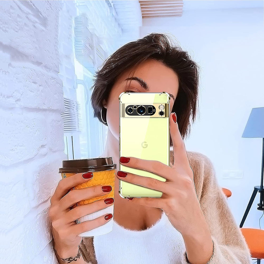 Hülle für Google Pixel 8 Pro, Techsuit, stoßfeste klare, transparent