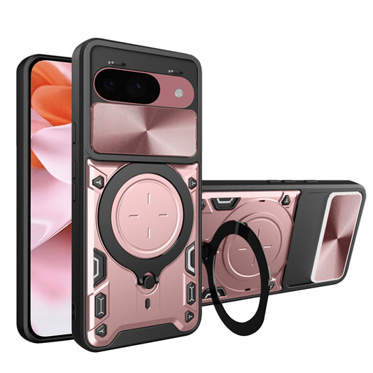 Hülle für Google Pixel 9 / 9 Pro, Techsuit, CamGuard Pro, Roségold