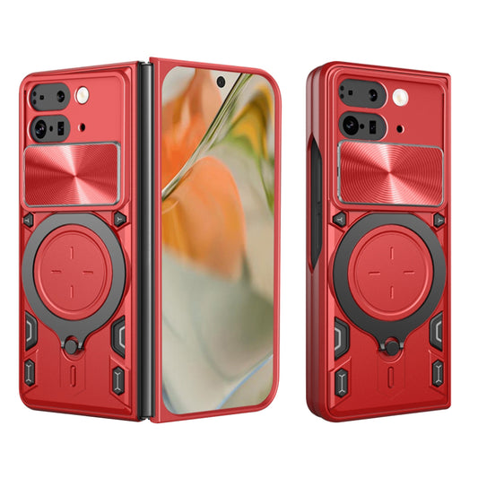 Hülle für Google Pixel 9 Pro Fold, Techsuit, CamGuard Pro, Rot