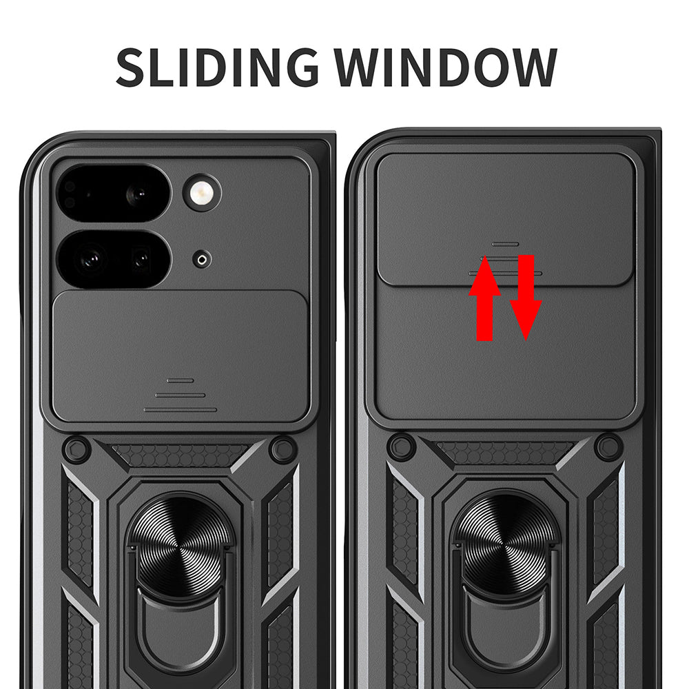 Hülle für Google Pixel 9 Pro Fold, Techsuit, CamShield, Grün