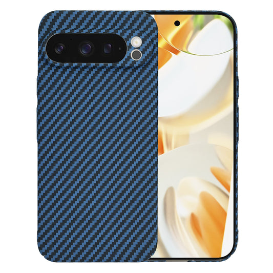 Hülle für Google Pixel 9 Pro, Techsuit, Carbonite FiberShell, Türkis